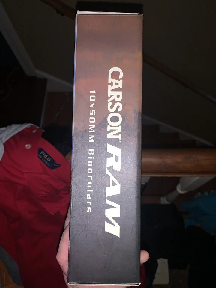 CARSON RAM 10X 50 Porro Prism Binoculars (RM-050) 342ft FOV @ 1000 YDS-NEW! - Image 4 of 4