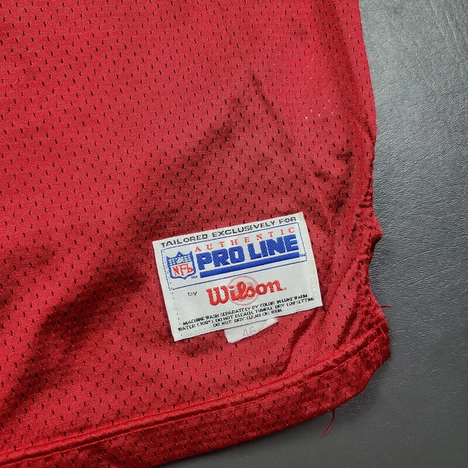 Camiseta deportiva 100 % auténtica Deion Sanders vintage Wilson 49ers Pro Line talla 46 L XL Foto 3 de 4