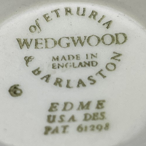 Wedgwood Etruria Barlaston Queensware EDME Teacup & Saucer (Crazing On Saucer) - Picture 12 of 12