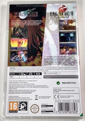 FINAL FANTASY VII + VIII Twin Pack New NINTENDO SWITCH Game 7 8