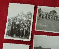German WW2 Wehrmacht Soldiers on the training ground PHOTO LOT set 5 pcs RARE