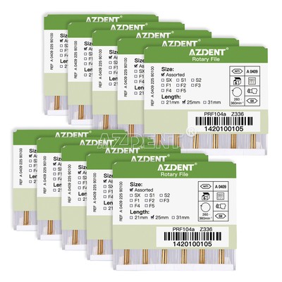 Dental Endodontic Rotary Files Heat Activated Canal Root Engine Use  25mm/19mm