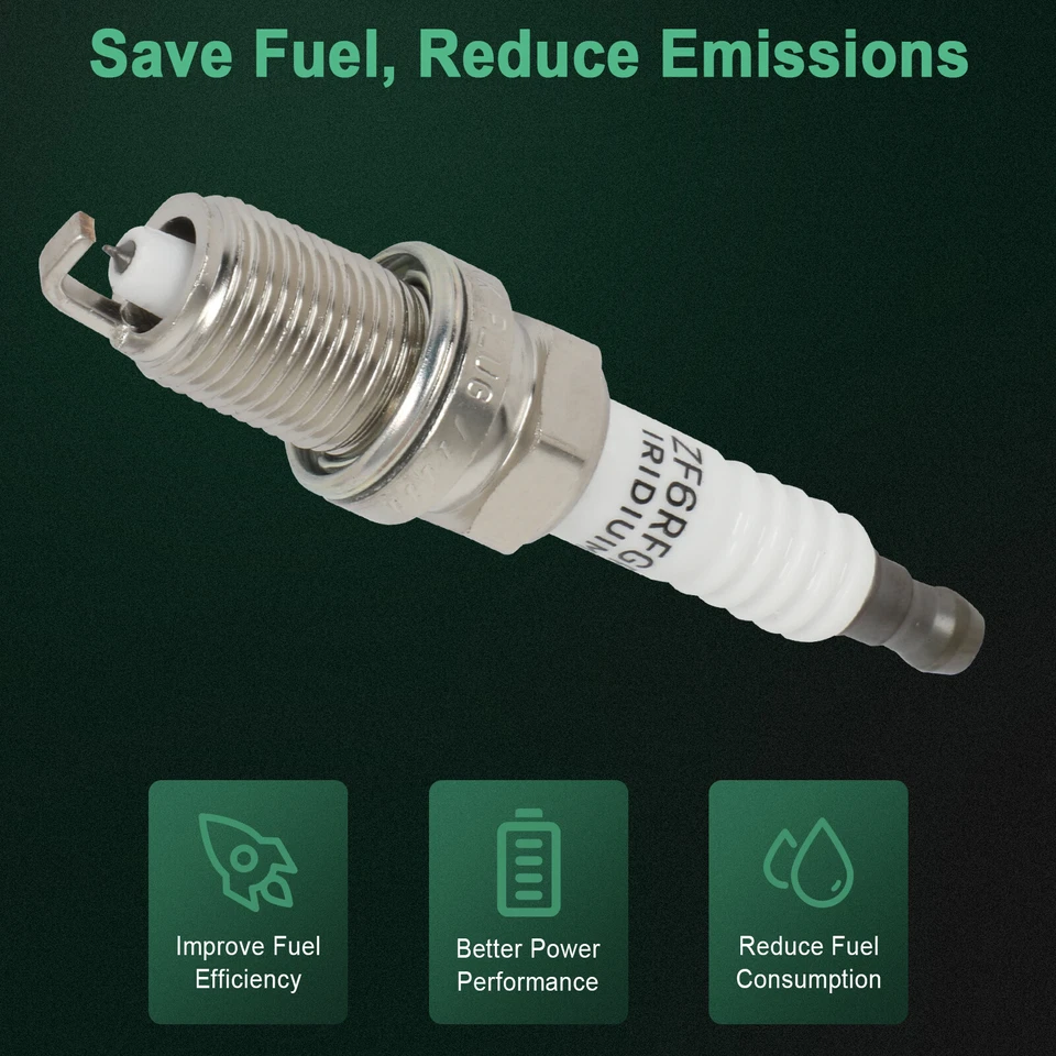 6x Iridium & Platinum Spark Plugs For 1993-1997 Mazda MX-6 2.5L V6 - Image 4 of 4