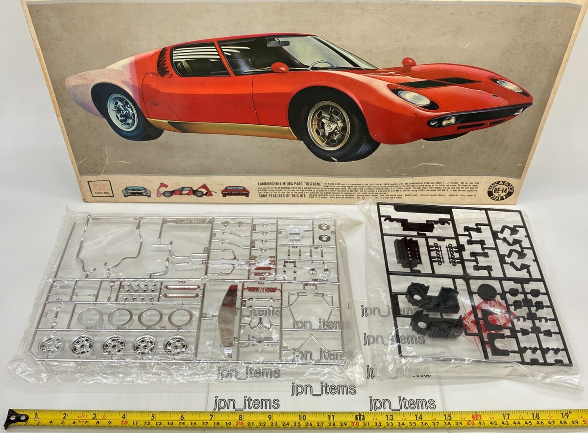 Otaki 1/16 Lamborghini Miura P400 Bertone Vintage Plastic