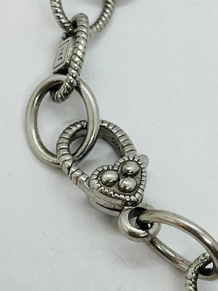 Pulsera Judith Ripka JR de plata de ley y oro de 18 quilates con dije de espinela negra Foto 3 de 4