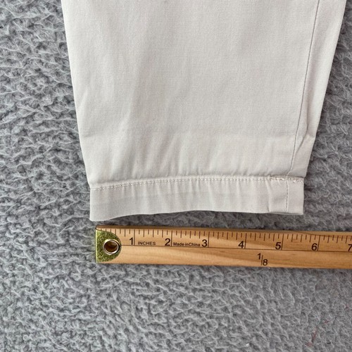 Talbots Pants Womens 6 Petite Beige Girlfriend Chino Stretch Pockets Casual Work - Picture 9 of 12