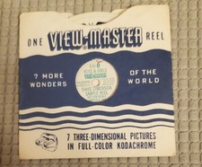 View-Master Reel DR-8, Boys  Girls 3D Sample Reel, Demonstration, Single Reel