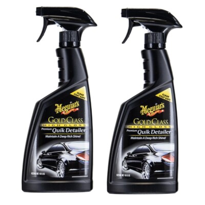 Meguiar's 2x G7616EU Gold Class Quik Detailer Lackschnellreiniger Reiniger 473ml