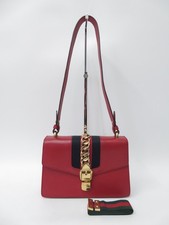 Authentic Gucci Sylvie Leather Shoulder Bag 45267