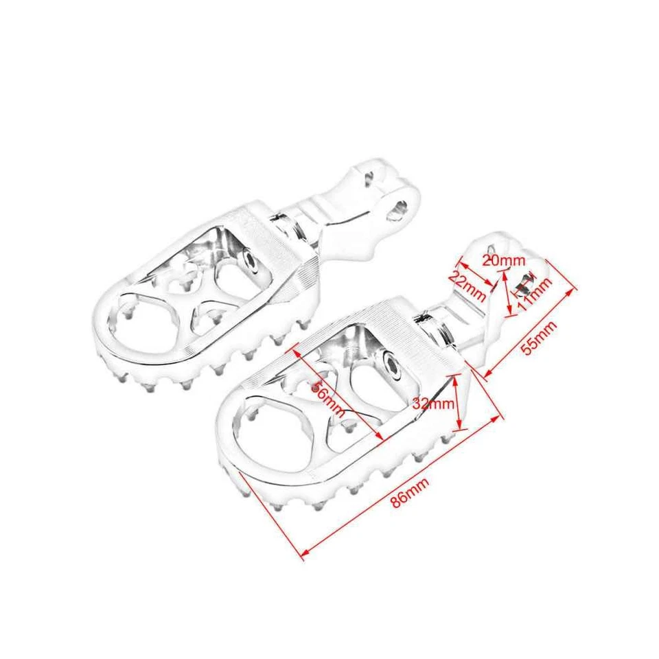 Motorcycle Front Foot Pegs Footrests For Triumph Bonneville T100 T900 2001-2015 - Image 3 of 4