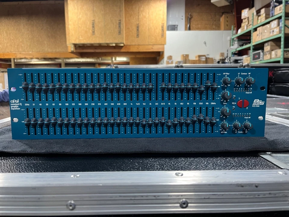 BSS Opal Constant Q Graphic Equalizer. FCS 966. ORIGINAL, Works Great, - Image 2 of 4