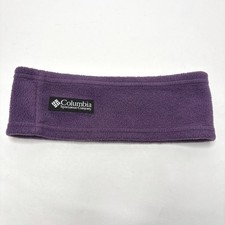 VTG Columbia Unisex Purple Fleece Ear Warmer Headband One Size O/S Gorpcore Ski