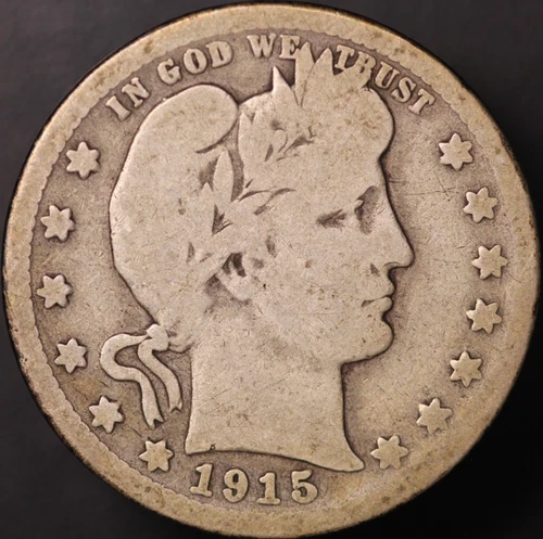 1915 S BARBER QUARTER FRESH FROM AN OLD COLLECTION | LOT BB-799