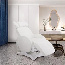 Electric Esthetician Bed Spa&Facial Chair PU Leather Massage Table with 1 Motor