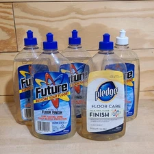 Pledge SC Johnson FUTURE Premium Floor Finish 27 oz Polish RARE Vintage 2000 Lot