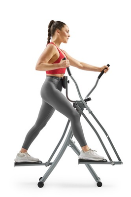 #ad Air Walk 30quot; Stride Foldable Cross Trainer Elliptical Ski Motion Full Body Glide $149.99