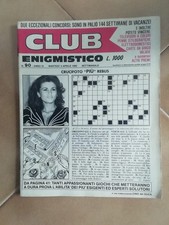 SERENA GRANDI COVER RIVISTA CLUB ENIGMISTICO DEL 1989