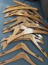 18 Vintage Talbot's Wooden Hangers Clothes Hangers 15.5"-16.5"