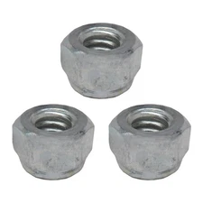 3pcs Nuts Compatible with 873680400 515127585 for Lawn Mower and Trimmer Models