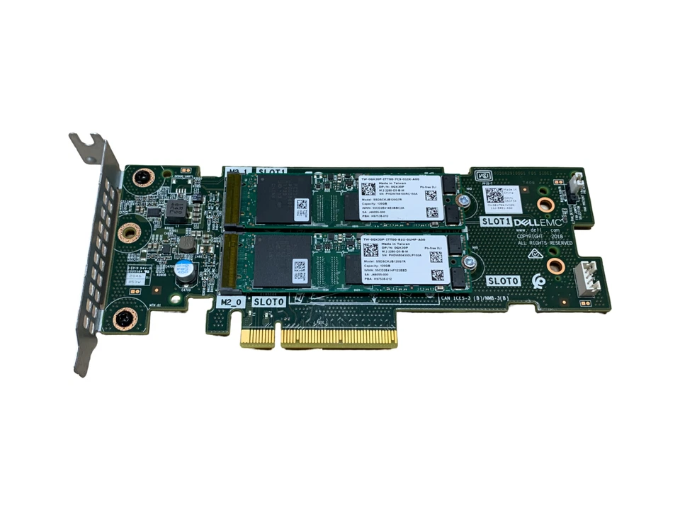 Dell BOSS-S1 Card PCIe with 2x 120GB SATA SSD Low Profile BOSS S1 Boot Optimized - Image 2 of 4