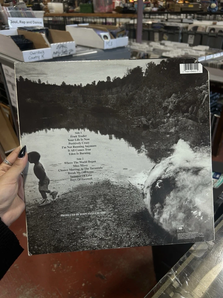 John Mellencamp Self Titled LP C 69602 Columbia 1998 Cutout Rare - Image 3 of 4