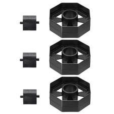 3Set Tape Dispenser Wheel and Core for 20032/20072 Tape Dispenser, Black