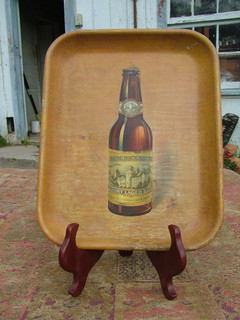 EARLY 1900'S FREDRICKSBURG SAN JOSE BUBBLING BEER BOTTLE ADVERTISING BEER TRAY