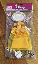 Disney Belle Princess Dress Scrapbook Dimensional Stickers Jolee’s Boutique NEW
