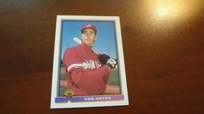 1991 BOWMAN # 487 VON HAYES  BASEBALL CARD