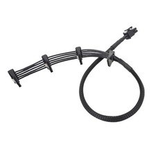 Flexible 6Pin To 4 SATAs Power Extension Cable 18AWG For Computer Upgrades