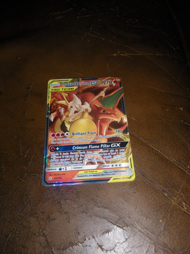 Charizard & Braixen GX 22/236 Holo GX Rare Cosmic Eclipse Pokemon NM