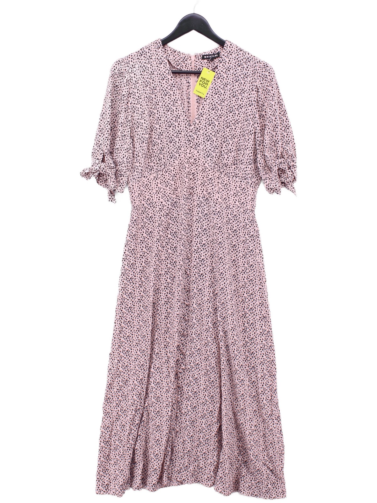 Vestido midi camisa Whistles UK12 en rosa
