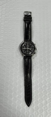 OMEGA SPEEDMASTER 175.0032 BLACK CHRONOGRAPH DIAL SS 39mm AUTOMATIC WATCH.