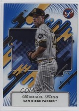 2025 Topps Pristine Blue Refractor 51/75 Mike King Michael King #228 6q5