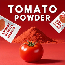 Natural Tomato Powder Fresh Farm-Grown Tomatoes No Additives or Artificial Vegan