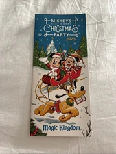 Walt Disney World Mickey’s Very Merry Christmas Party Guide Map - New 2025