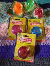 Duncan Imperial Yo-Yo Blue Pink Red Lot Of 3 New In Package