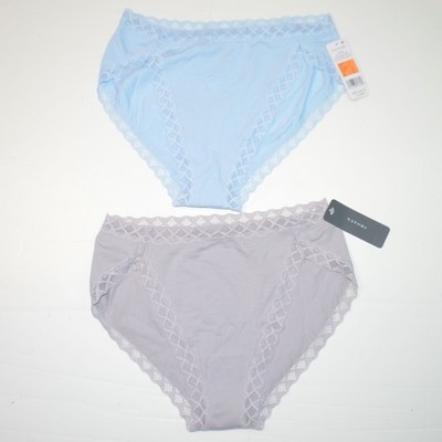 2 Pack NWT NATORI Bliss Stretch Pima Cotton Blend French Cut Briefs Sz S