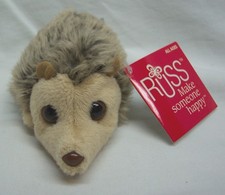 RUSS Petooties Pets SOFT CUTE QUILLY HEDGEHOG 5" Plush STUFFED ANIMAL TOY NEW