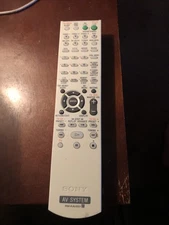 Genuine Sony RM-AAU001 AV System Remote Control For STR-DE598