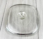 PYREX  A-9-C Clear Glass Replacement Lid Corning Ware 9" Square Casserole Cover