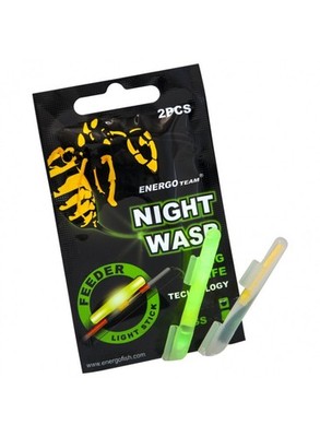Energo Night Wasp Angellicht Knicklicht Nachtangeln Feeder Pose 2 Stück