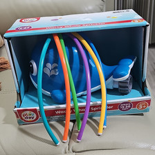 Play Day Wacky Whale Sprinkler Water Toy Blue Plastic Ages 3 MPN 60330