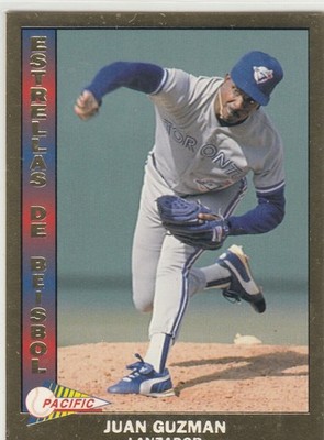 1993 Pacific Gold Estrellas #15 Juan Guzmán   Toronto Blue Jays Insert