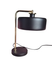 Black Brass Iron Table Lamp Modern E27 LED Globe Light Bedside Living Room Lamp