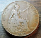 1909 Canada Large Cent — photo from another recent sale
