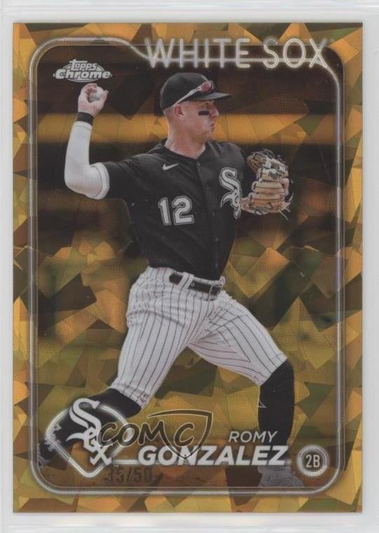2024 Topps Chrome Sapphire Gold 35/50 Romy Gonzalez #532 vv7