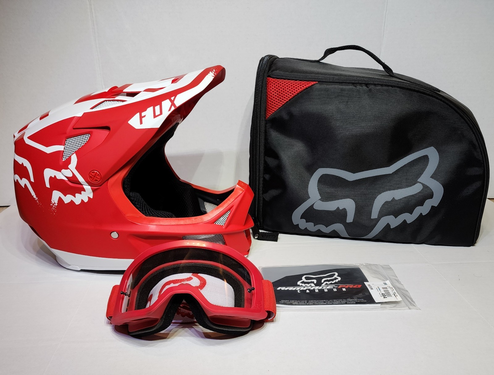 Fox Rampage Pro Carbon Celz MIPS Helmet MTB E-Bike Adult Lar