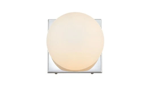 Elegant Lighting LD7303W6 Jaylin 6" Tall Bathroom Sconce - White - Picture 1 of 12