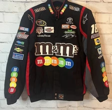 Kyle Busch M&M Racing Jacket NASCAR JH Design Size Mens Large RARE 20 Year 2011